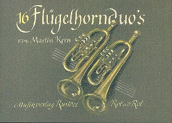 16 Flgelhornduos Band 1 fr 2 Flgelhrner Spielaprtitur