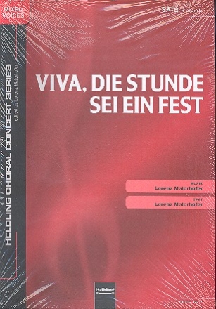 Viva die Stunde sei ein Fest fr gem Chor a cappella Partitur