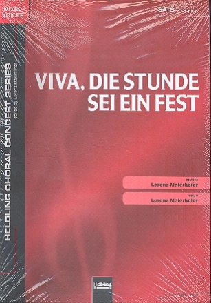 Viva die Stunde sei ein Fest fr gem Chor a cappella Partitur