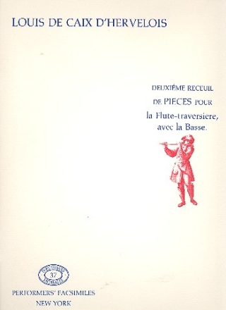 Pices pour la flte traversire avec la basse vol.2 facsimile