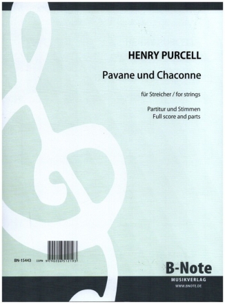 Pavane und Chaconne g-Moll fr Streichquartett (Streichorchester) Partitur und Stimmen (1-1-1--1-1)