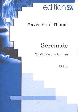 Serenade XPT74 fr Violine und Gitarre 2 Partituren