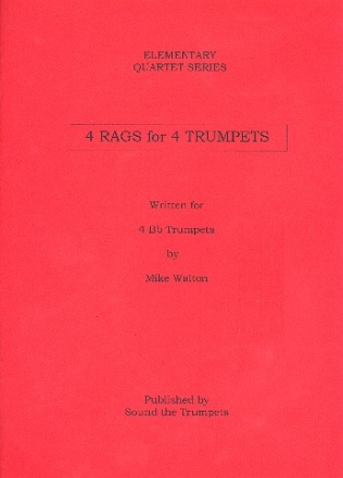 4 Rags for 4 trumpets score and parts