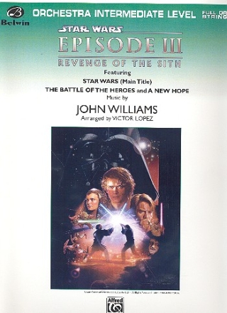 Star Wars Episode 3 (Selections): for orchestra (string orchestra) score and parts (strings 8-8-8--5-5-5)