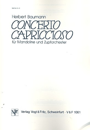 Concerto capriccioso fr Mandoline und Zupforchester Mandoline 2