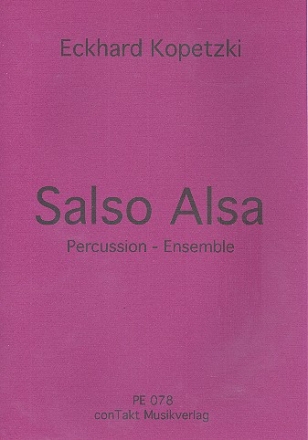 Salso Alsa fr Percussion-Ensemble Partitur und Stimmen