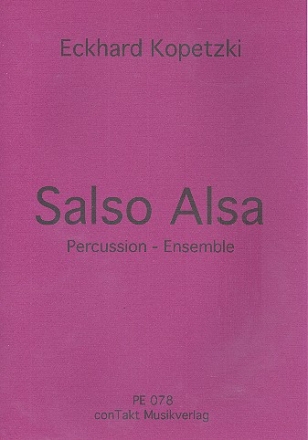 Salso Alsa fr Percussion-Ensemble Partitur und Stimmen