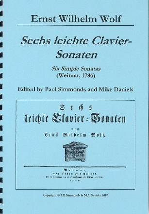 6 leichte Clavier-Sonaten (Weimar 1786)