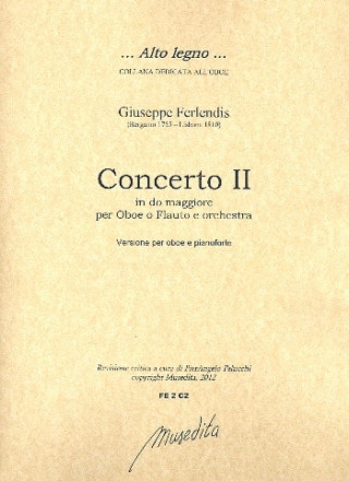 Concerto do maggiore per oboe (flauto) e orchestra per oboe e pianoforte