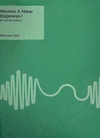 Epigenesis I fr 4 Blockflten (SATB) Partitur