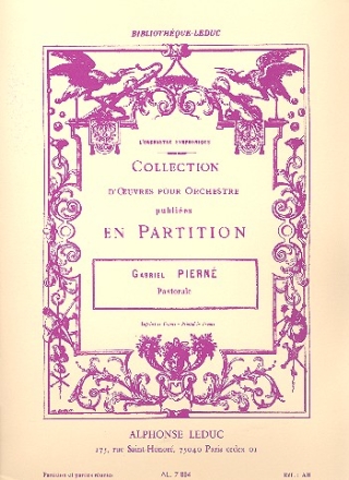 Pastorale op.14,1 pour quintette  vent (fl, ob, klar, hrn in g, fag) partition et parties