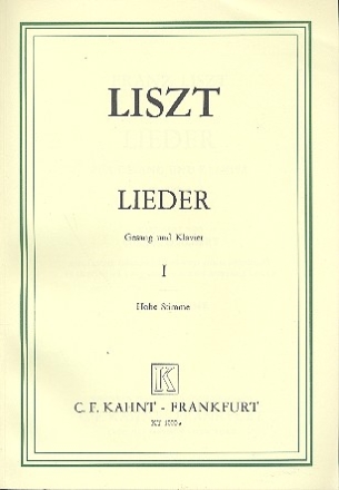 Lieder Band 1 fr hohe Singstimme und Klavier (en/dt/fr)