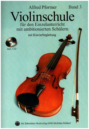 Violinschule Band 3 (+CD) für Violine mit Klavierbegleitung