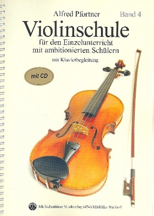 Violinschule Band 4 (+CD) für Violine mit Klavierbegleitung
