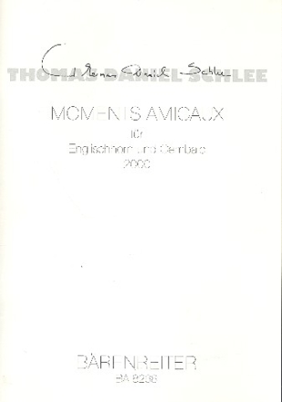 Moments Musicaux op.50 fr Englischhorn und Cembalo (2000)