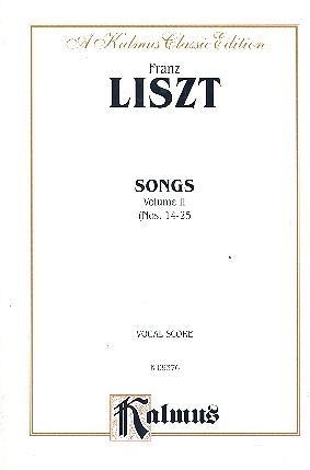 Songs vol.2 (nos.14-25) for tenor and piano