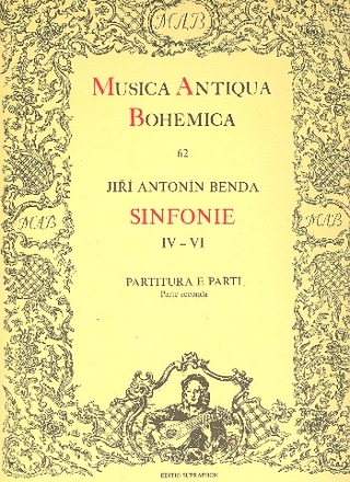 Sinfonie Nr.4 und Nr.6 fr Orchester Partitur und Stimmen