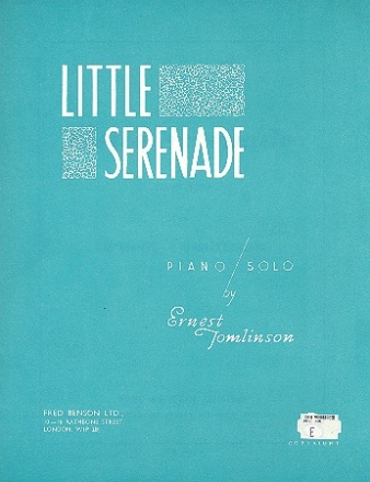Little Serenade for piano solo