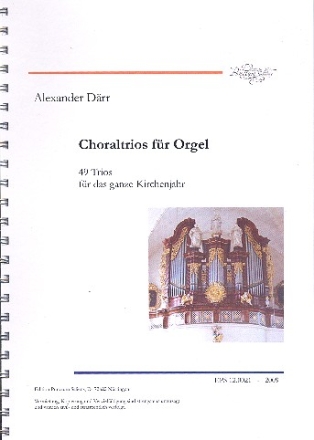 Choraltrios fr Orgel 49 Trios fr das ganze Kirchenjahr