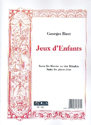 Jeux d'enfants fr Klavier zu 4 Hnden