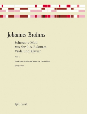Scherzo c-Moll fr Viola und Klavier 2 Spielpartituren