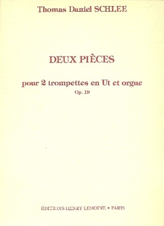 2 Pices op.19 pour 2 trompettes en ut et orgue