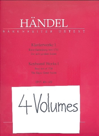 Smtliche Klavierwerke I-IV  4 Bnde (Set)