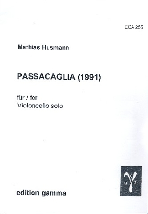 Passacaglia fr Violoncello