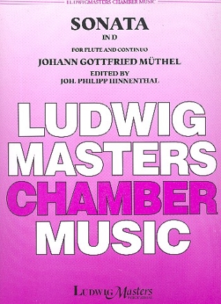 Sonata d major for flute and bc