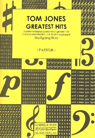 Tom Jones - Greatest Hits fr Akkordeonorchester Partitur