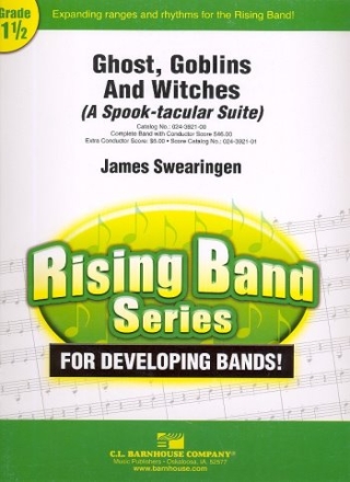 Ghosts Goblins and Witches for concert band and percussion score and parts