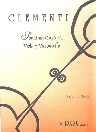 Sonatina no.36,1 for viola and violoncello score