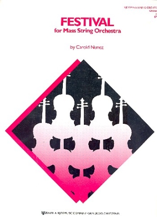 Festival  for mass string orchestra score and parts