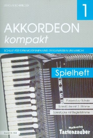 Akkordeon kompakt Band 1 - Spielheft fr Akkordeon