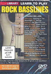 Learn to play Rock Basslines DVD