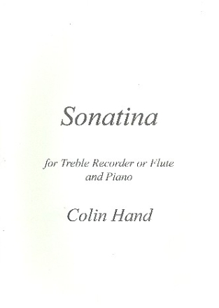 Sonatina  for treble recorder (flute) and piano