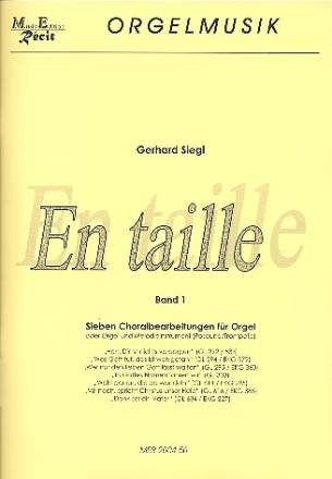 En taille Band 1 fr Orgel (Melodieinstrument ad lib)