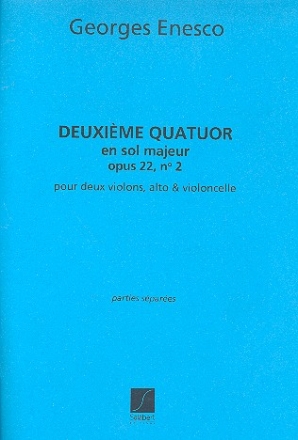 Streichquartett G-Dur Nr.2 op.22,2 Stimmen