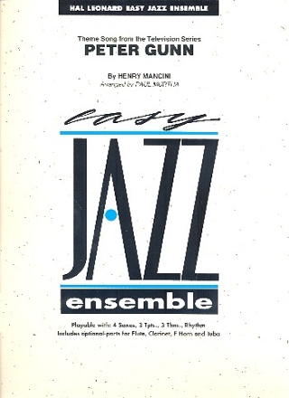 Peter Gunn: for easy jazz ensemble score and parts
