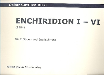 Enchiridon fr 2 Oboen und Englischhorn 3 Spielpartituren