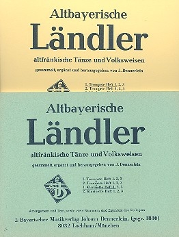 Altbayrische Lndler Band 1: fr 2 Klarinetten und 2 Trompeten Stimmen (2Hefte)