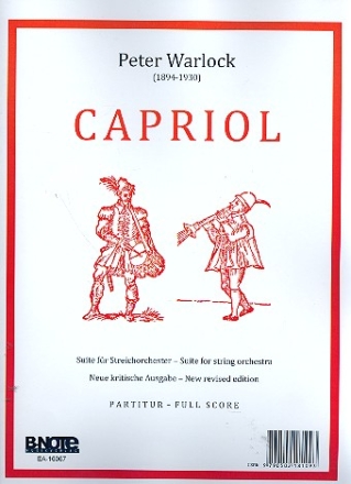 Capriol Suite fr Streichorchester Partitur