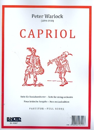 Capriol Suite fr Streichorchester Partitur