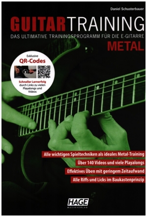 Guitar Training Metal (+QR-Codes) fr E-Gitarre/Tabulatur