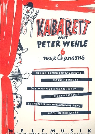 Kabarett mit Peter Wehle: fr Gesang und Klavier