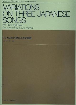 Variations on 3 Japanese Songs for flute and piano