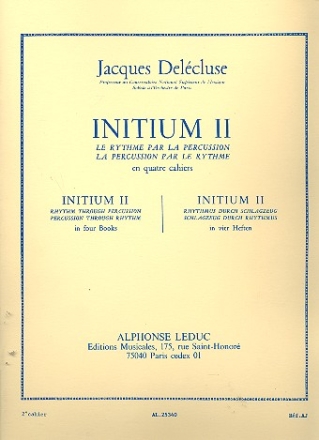 Initium vol.2 pour percussion (autre instruments)