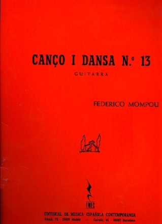 Canc i Dansa no.13 para guitarra