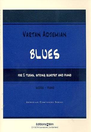 Blues for 2 tubas, string quartet and piano parts