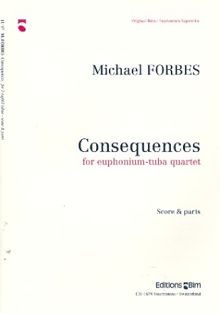 Consequences for 2 euphoniums and 2 tubas score and parts
